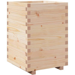Vidaxl - Jardinière 50x50x72,5 cm bois de pin massif