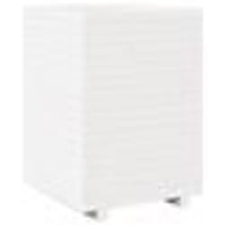 vidaXL Jardinière blanc 50x50x72,5 cm bois de pin massif