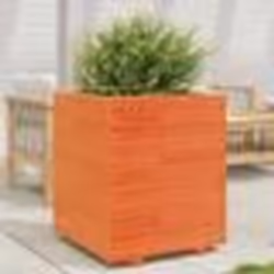vidaXL Jardinière cire marron 60x60x72,5 cm bois de pin massif