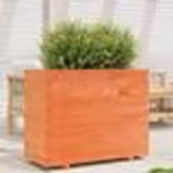 vidaXL Jardinière cire marron 90x40x72,5 cm bois de pin massif