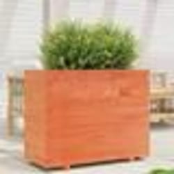 vidaXL Jardinière cire marron 90x40x72,5 cm bois de pin massif