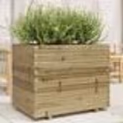 vidaXL Jardinière 90x60x72,5 cm bois de pin imprégné