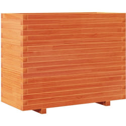 vidaXL Jardinière cire marron 90x40x72 cm bois de pin massif