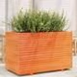 vidaXL Jardinière cire marron 110x60x72 cm bois de pin massif