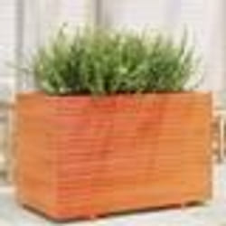 vidaXL Jardinière cire marron 110x60x72 cm bois de pin massif