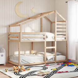 Vidaxl - Lit Superposé Sans Matelas 90x200 Cm Bois De Pin Massif