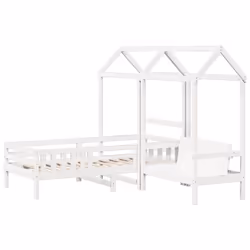VidaXL 3282172, Blanc, Bois, 100 x 200 mm, 1 pièce(s)