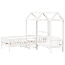 VidaXL 3282172 Lit pour enfant Blanc Bois