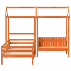 VidaXL 3282173 Lit pour enfant Marron Bois - Vue supplémentaire 6