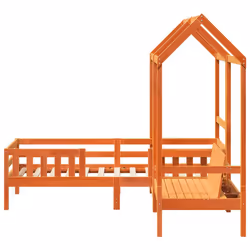 VidaXL 3282176 Lit pour enfant Marron Bois - Vue supplémentaire 7