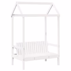 VidaXL 3282178 Lit pour enfant Blanc Bois - Vue supplémentaire 4