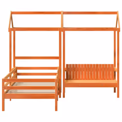 VidaXL 3282182 Lit pour enfant Marron Bois - Vue supplémentaire 5