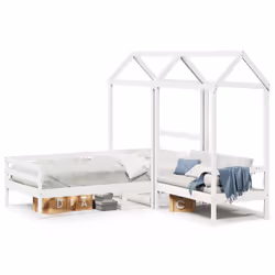 VidaXL 3282197, Blanc, Bois, 90 x 200 mm, 1 pièce(s)
