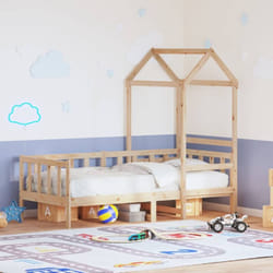 Vidaxl - Lit de jour avec toit sans matelas 80x200 cm bois massif