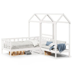 VidaXL 3282217 Lit pour enfant Blanc Bois