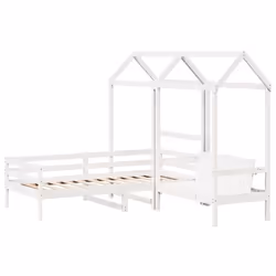 VidaXL 3282217 Lit pour enfant Blanc Bois