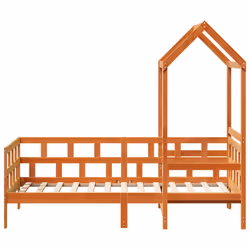 VidaXL 3282239 Lit pour enfant Marron Bois
