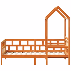 VidaXL 3282242 Lit pour enfant Marron Bois