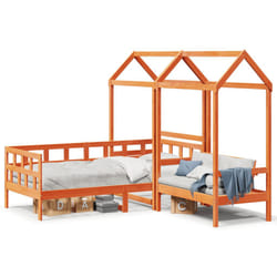 VidaXL 3282248 Lit pour enfant Marron Bois