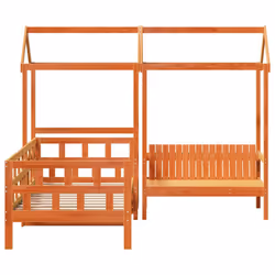 VidaXL 3282248 Lit pour enfant Marron Bois