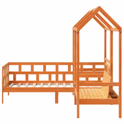 VidaXL 3282248 Lit pour enfant Marron Bois - Vue supplémentaire 7