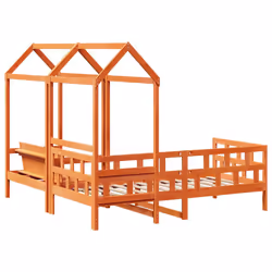 VidaXL 3282248 Lit pour enfant Marron Bois - Vue supplémentaire 8