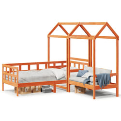 VidaXL 3282251 Lit pour enfant Marron Bois