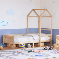 Ce lit de jour polyvalent en bois peut être utilisé comme un lit dans la chambre à coucher et est également idéal comme un ca ...