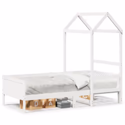 VidaXL 3282257, lit sofa, Blanc, Bois de pin, 1080 mm, 700 mm, 1765 mm