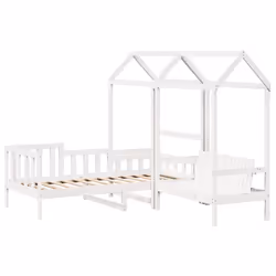 VidaXL 3282275 Lit pour enfant Blanc Bois