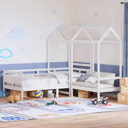 VidaXL 3282295 Lit pour enfant Blanc Bois