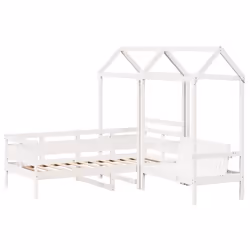 VidaXL 3282295 Lit pour enfant Blanc Bois