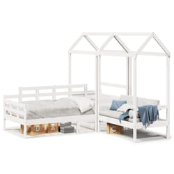 VidaXL 3282309 Lit pour enfant Blanc Bois