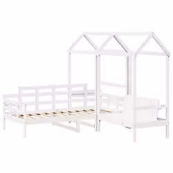 VidaXL 3282309 Lit pour enfant Blanc Bois