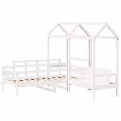 VidaXL 3282311 Lit pour enfant Blanc Bois