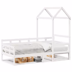 VidaXL 3282325, lit sofa, Blanc, Bois de pin, 1080 mm, 700 mm, 1765 mm