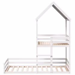 VidaXL 3282394 Lit pour enfant Blanc Bois - Vue supplémentaire 3