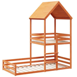 VidaXL 3282398 Lit pour enfant Marron Bois