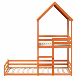 VidaXL 3282398 Lit pour enfant Marron Bois