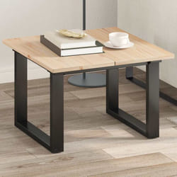 Dessus de table 2 pcs 60x30x1,7cm rectangulaire bois pin massif - Vidaxl