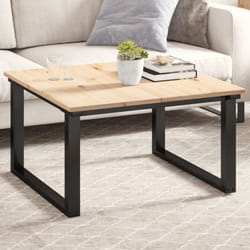 Dessus de table 2 pcs 80x40x1,7cm rectangulaire bois pin massif Vidaxl