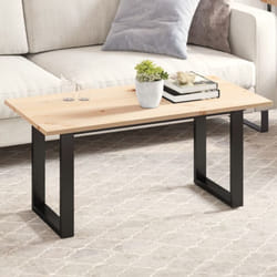 Dessus de table 100x50x1,7 cm rectangulaire bois de pin massif Vidaxl