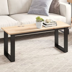 Dessus de table 110x40x1,7 cm rectangulaire bois de pin massif Vidaxl