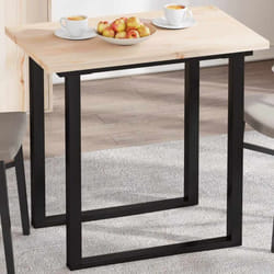 Dessus de table 80x50x2,5 cm rectangulaire bois de pin massif Vidaxl