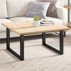 Dessus de table 2 pcs 90x45x2,5cm rectangulaire bois pin massif Vidaxl