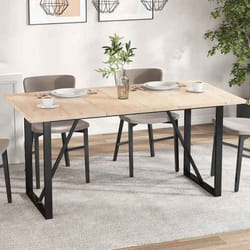 vidaXL Dessus de table 3 pcs 80x53x2,5cm rectangulaire bois pin massif