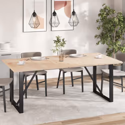 Donnez une nouvelle vie à votre table avec ces dessus de table en bois. C'est une excellente solution pour renouveler votre t ...