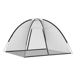 VidaXL 4010044 moustiquaire de camping Moustiquaire pyramidal Noir