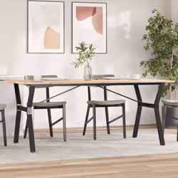 Profitez chaque jour d'un repas parfait en famille ou entre amis autour de cette table à manger ! Matériau durable : le bois  ...