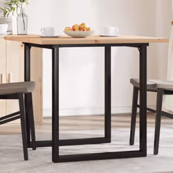 Profitez chaque jour d'un repas parfait en famille ou entre amis autour de cette table à manger ! Matériau durable : le bois  ...